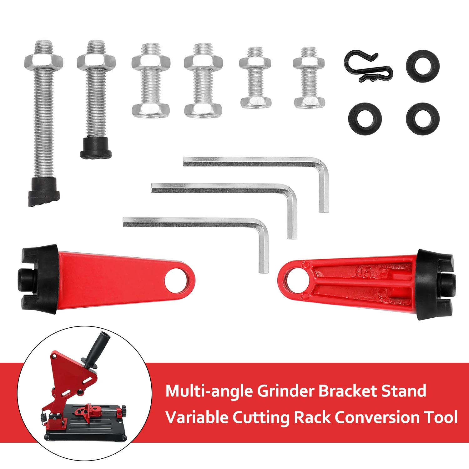 

Angle Grinder Stand Angle Grinder Bracket Holder Support For 100-125 Angle Grinder DIY Cutting Stand Power Tools Accessories