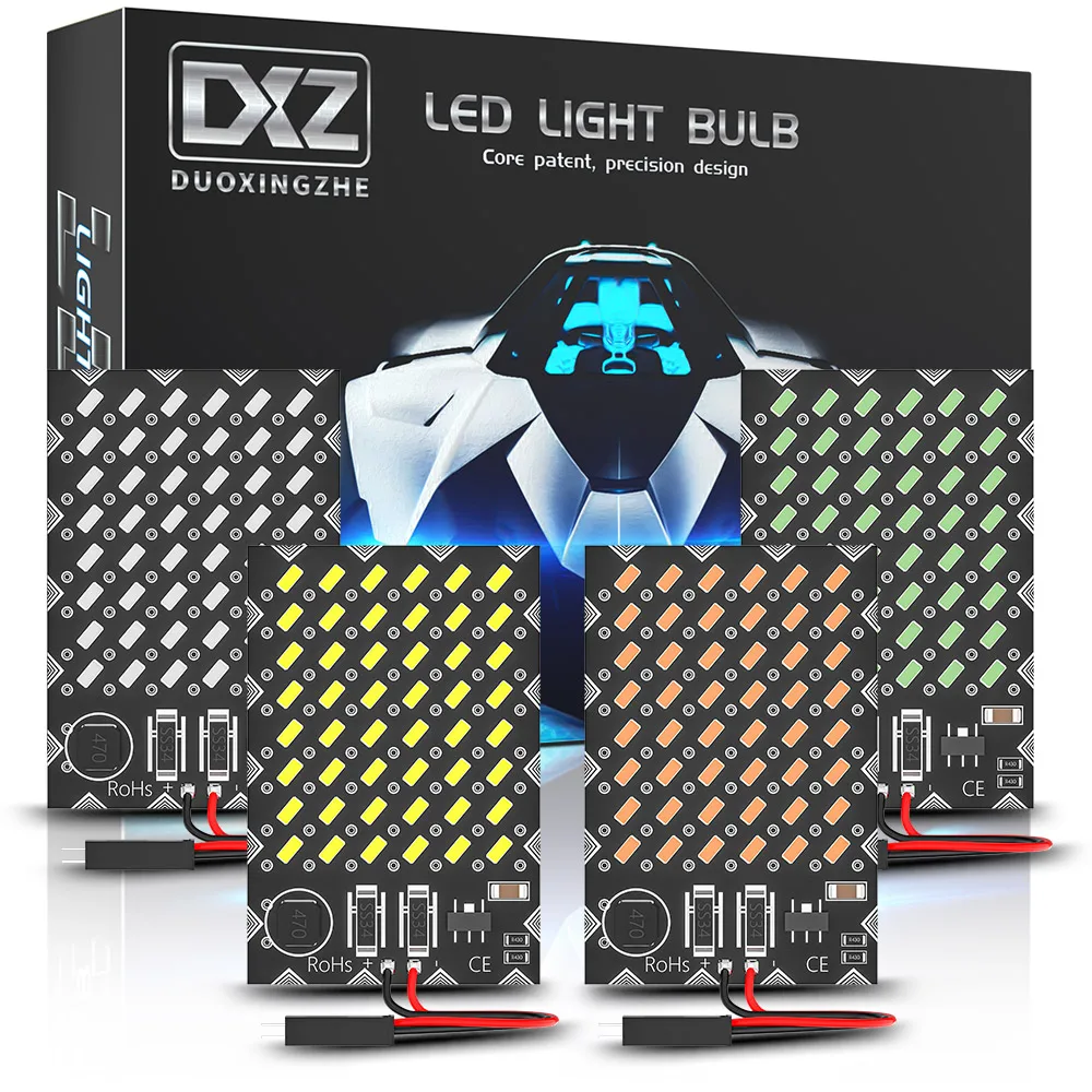 2 шт. автомобильные светодиодсветодиодный лампы W5W T10 Canbus 48SMD 12 В 24 WY5W C5W C10W |