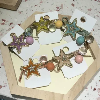 

Personalized Hollowed-out Hair Ring Girl Simple All-match Star Head Rope Temperament Female Rubber Band Hair Styling Accessories