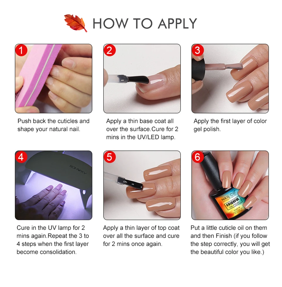 NAILCO 130 цветов 8 мл два комбинированных замачивания Гель лак для ногтей новая серия