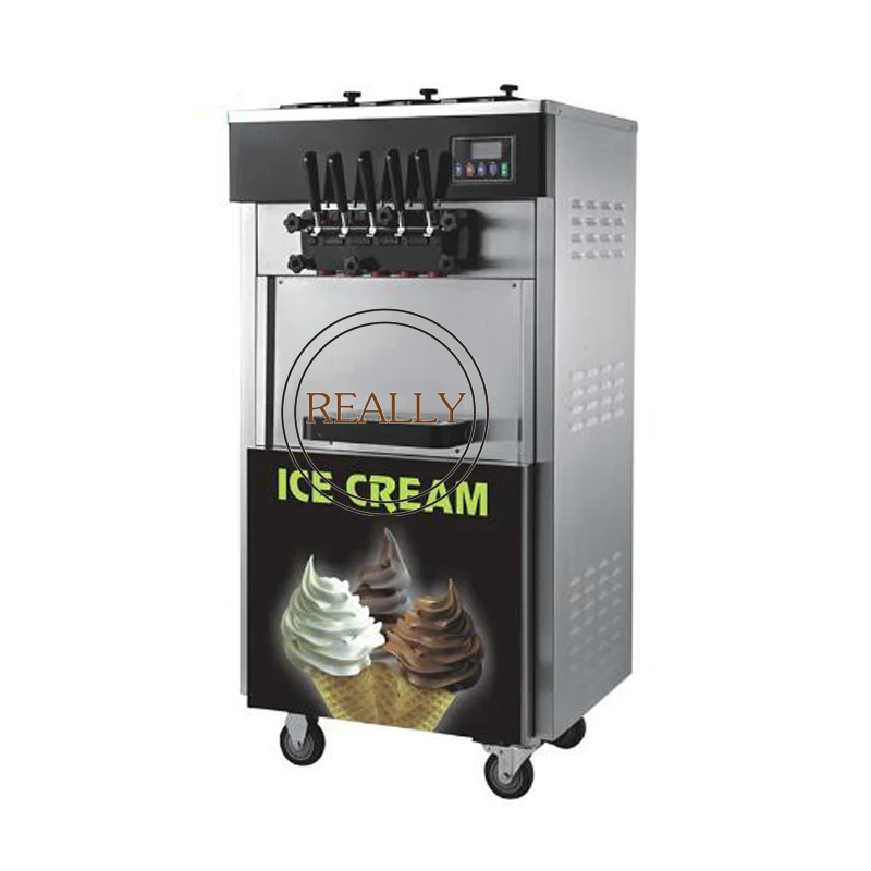 

best quality RL-5350 5 Flavor commercial soft ice cream making machine ice cream maker