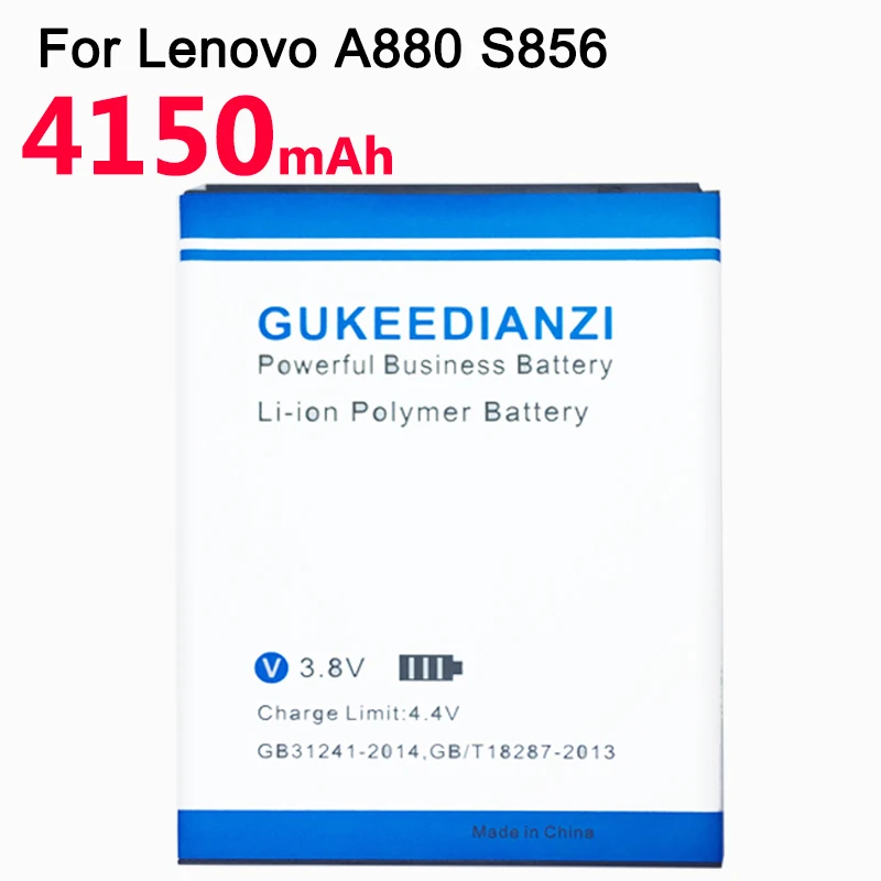 GUKEEDIANZI BL219 4150mAh Battery For Lenovo A880 S856 A889 A890e S810t A850+ A916 Mobile Phone Replacement Battery
