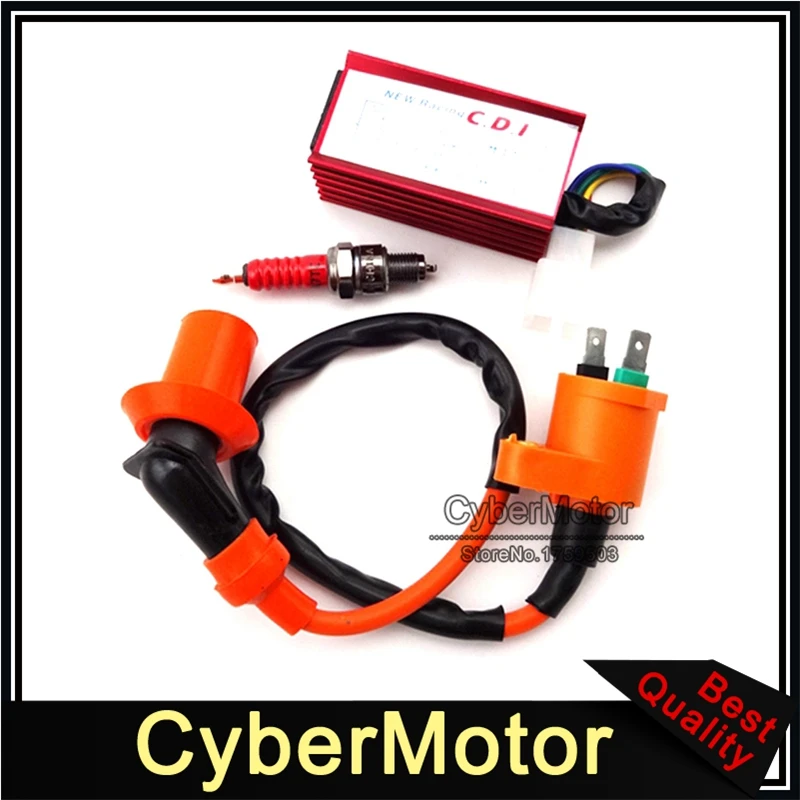 Катушка зажигания для гоночного AC CDI Коробка 50cc 70cc 90cc 110cc 125cc 140cc 150cc 160cc XR50 CRF50