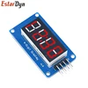 TM1637 4 Bits Digital LED Display Module For arduino 7 Segment 0.36Inch Clock RED Anode Tube Four Serial Driver Board Pack ► Photo 3/6