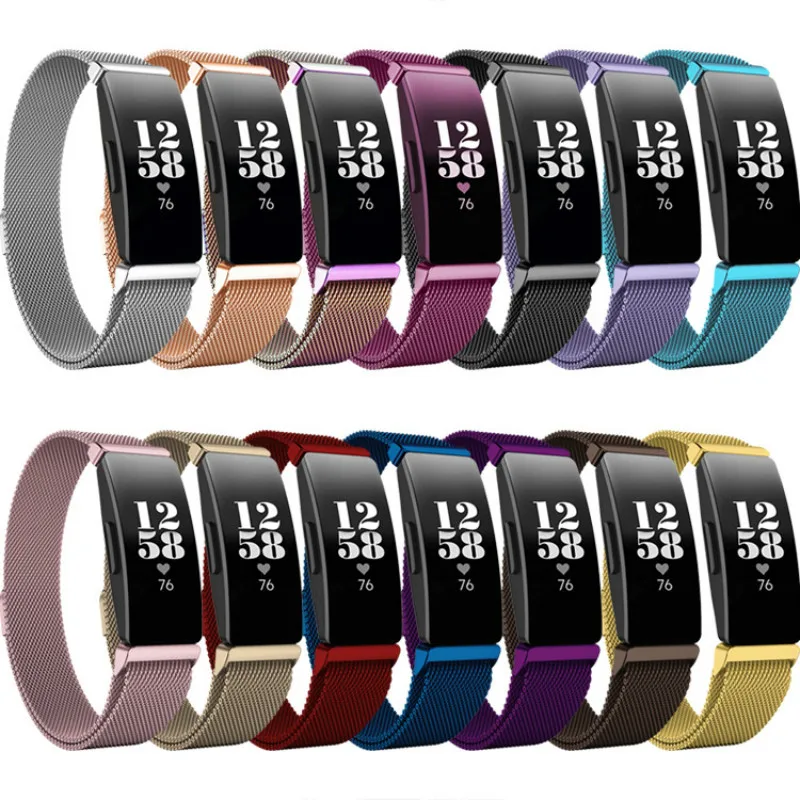 

Milanese Loop Replacement for Fitbit Inspire HR / Ace2 Band Magnetic Stainless Steel Strap Bracelet Betl for Fitbit Inspire