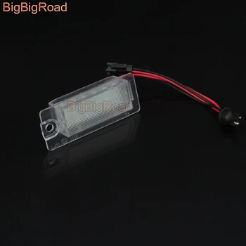 

BigBigRoad For Volvo XC90 XC 90 2003~2006 S60 S80 1999~2006 LED Car License Plate Light Number Frame Lamp LED Lights