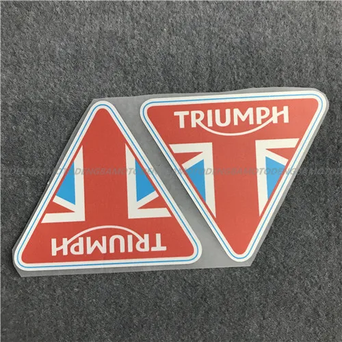 Для Triumph логотип наклейка Мотоцикл Наклейка 3D наклейка s Наклейка - Цвет: 12x11cm
