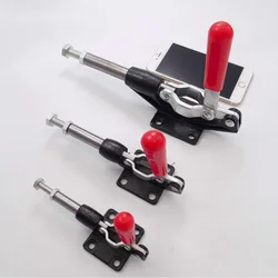 1pc 32/42/60mm Plunger Stroke Metal Push Pull Toggle Clamp  227Kg 500 Lbs Push Pull Clamp tool for quickly holding welding mould