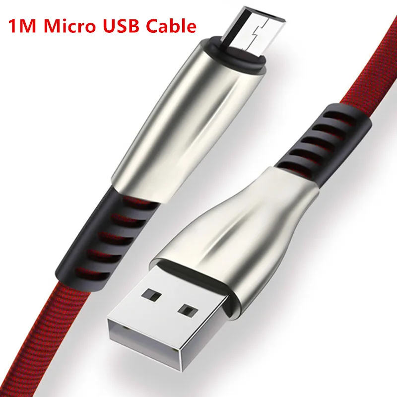 5А USB микро кабель, быстрая зарядка, нейлоновый шнур для передачи данных, супер быстрая зарядка 3,0 для samsung Galaxy S7 S6 Edge J2 J3 J5 J7 Prime J8 On6 - Цвет: red