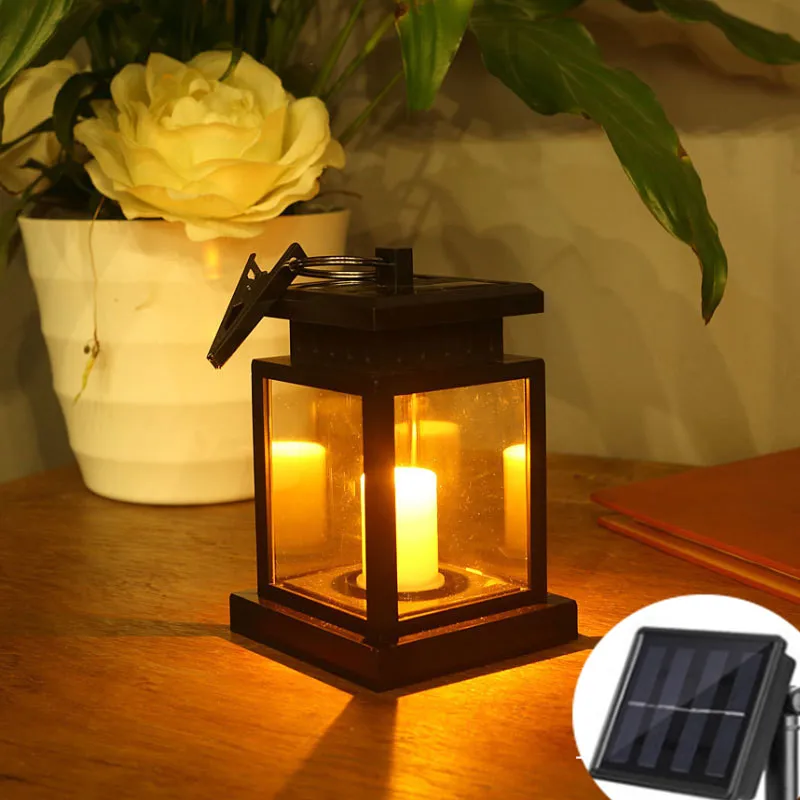 Водонепроницаемая уличная Солнечная лампа в стиле ретро светодиодный фонарь на