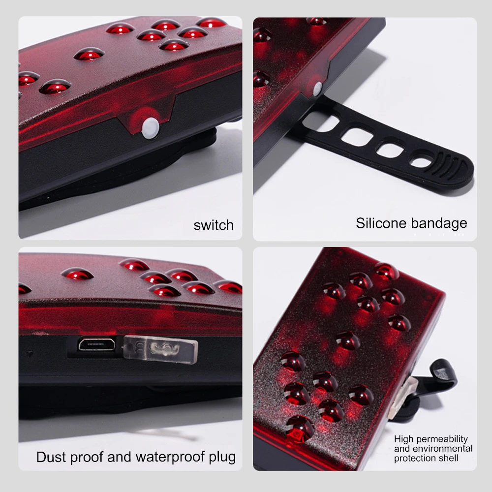 DSYCAR USB 충전식 자전거 미등, 회전 신호, 무선 원격 제어 울트라 브라이트 LED 안전 경고 후면 조명