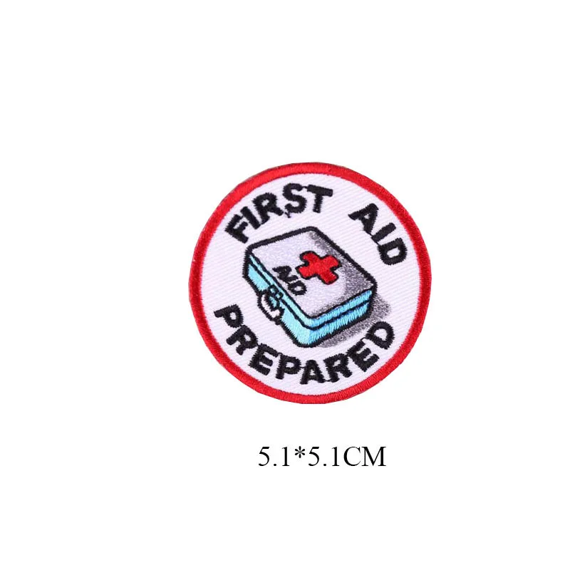 Милая вышитая нашивка с животными для Глажка одежды на джинсы наклейки в полоску