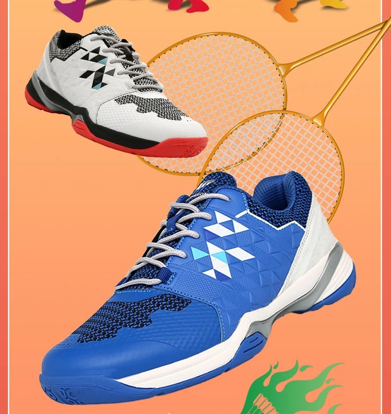 Description Picture 3 of itemNew Professional Badminton Shoes Big Size 36-45 Anti Slip Tennis Shoes Light Weight Badminton Footwears Male Volleyball Sneakers