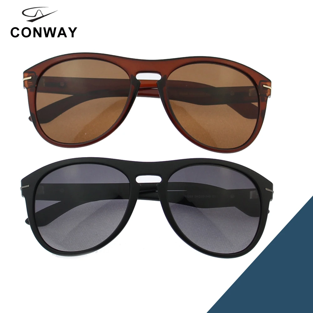 Легкие солнцезащитные очки CONWAY TR90 для мужчин и женщин, негабаритные солнцезащитные очки, очки для вождения, поляризационные,, Ультрафиолетовый блок, европейский стиль