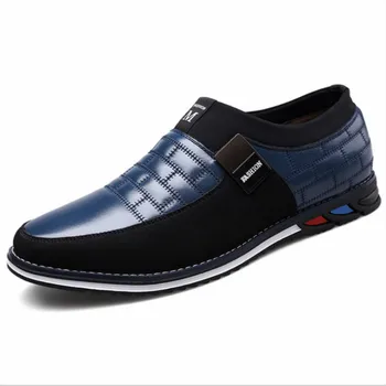 

2020 New Big Size 38-48 Genuine Leather Men Shoes Fashion Casual Slip On Formal Business Wedding Dress Shoes Drop Shipping