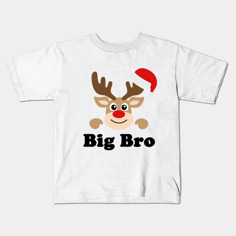 thumbnail image 1 of Lindos trajes navideños a juego para la familia con ciervos, camisetas de aspecto familiar, ropa para papá, mamá, bebé, camisetas para padre, madre, niños, hija e hijo, 1 of 5