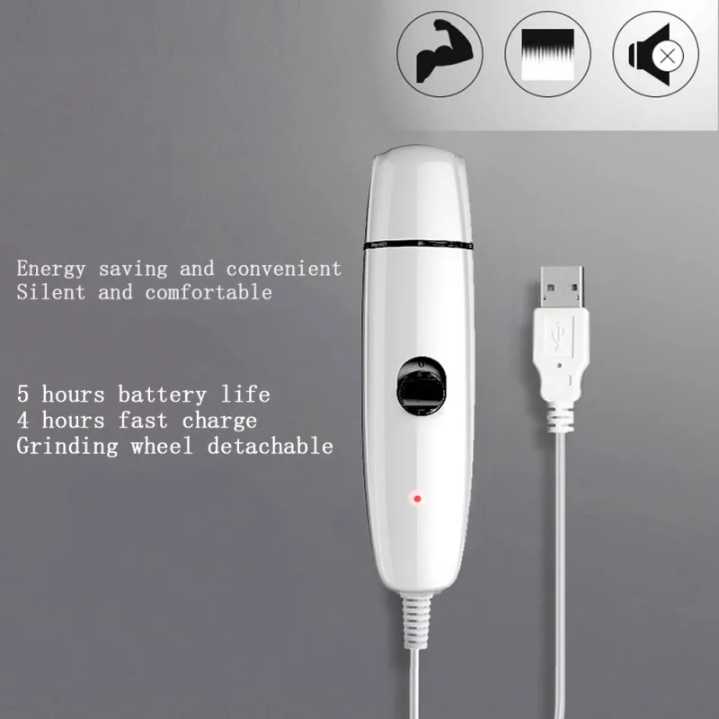 USB машинка для стрижки ногтей для домашних животных безболезненный инструмент для ухода за лапами Автоматическая точилка для ногтей для собак кошек нежные кусачки для ногтей перезаряжаемая