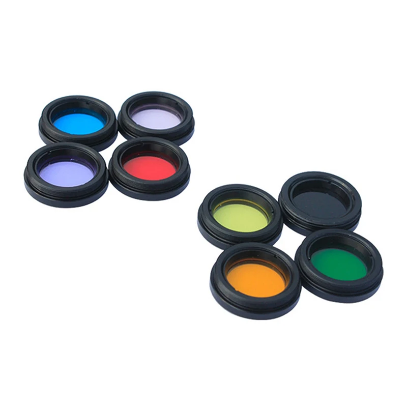 

M28 8pcs/Set 1.25 inch Filters Kit Nebula Filter Moon Sun Colorful Filter For Telescope Eyepiece Optical Lens
