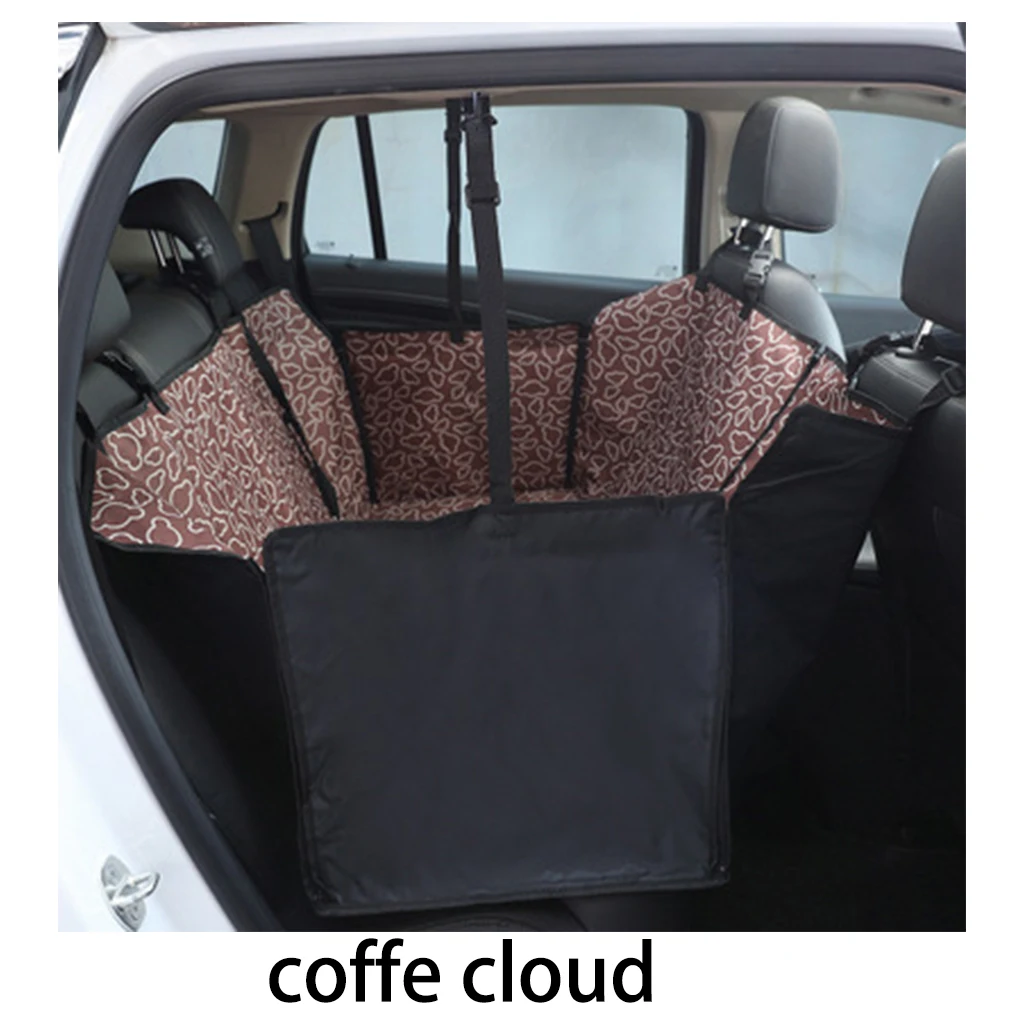 Водонепроницаемый Pet Carrier чехол для на автомобильное сиденье для перевозки собак вид сетки автомобиля заднего сиденья коврик Гамак Подушка протектор с молнией и карманами