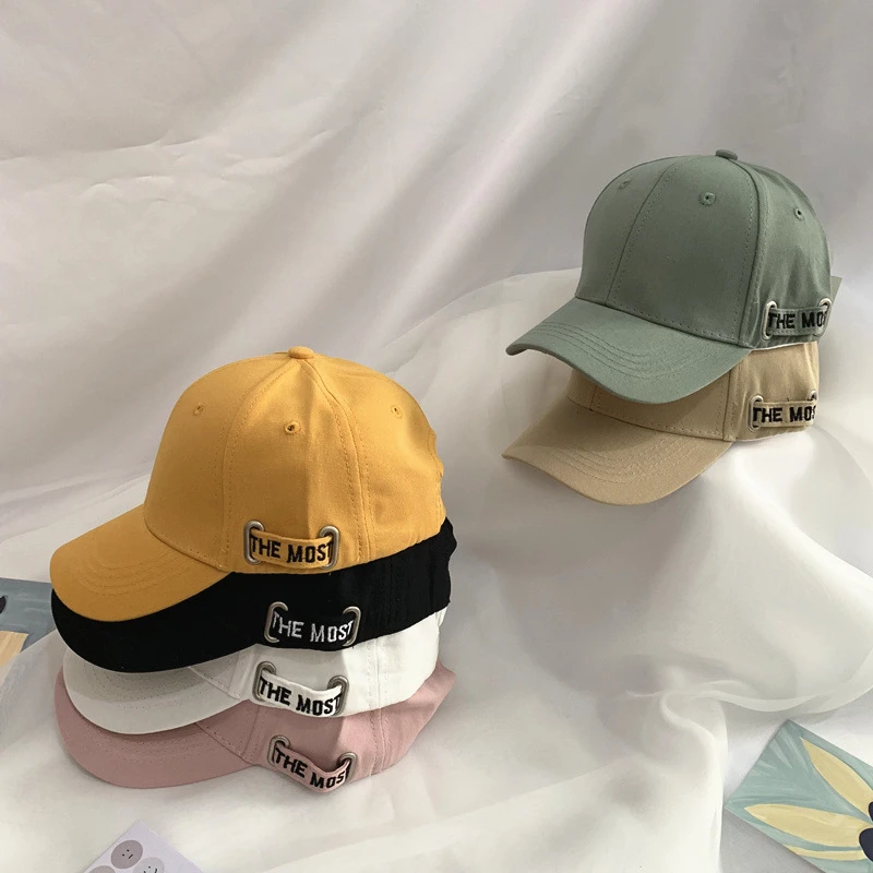 New Kids Solid Color Children Snapback Caps Baseball Cap Spring Summer Hip Hop Boy Girl Baby Hats For 3-7 Years Old | Детская одежда и