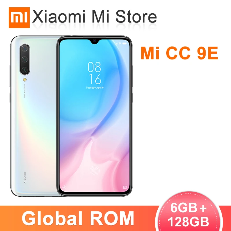Xiaomi Mi CC9e смартфон с 5 5-дюймовым дисплеем ОЗУ 6 ГБ ПЗУ 128 088 Мп + 32 МП 4030 мАч | Мобильные