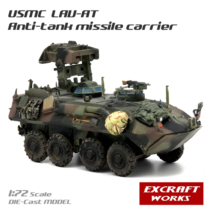 EXCRAFT WORKS 1/72 US Marine Corps LAV-AT anti-tank missile launcher finished 
