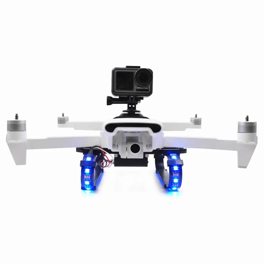 С светодиодный Расширенный посадочный Шестерни комплект для FIMI X8SE дрона с