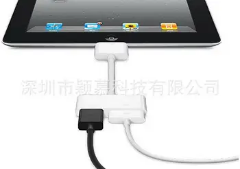 

50pcs Digital AV HDMI Adapter Cable Connector 30Pin Dock Connector to HDMI for iPhone 4 4s For iPad 2 3 For iPod For iPad Touch