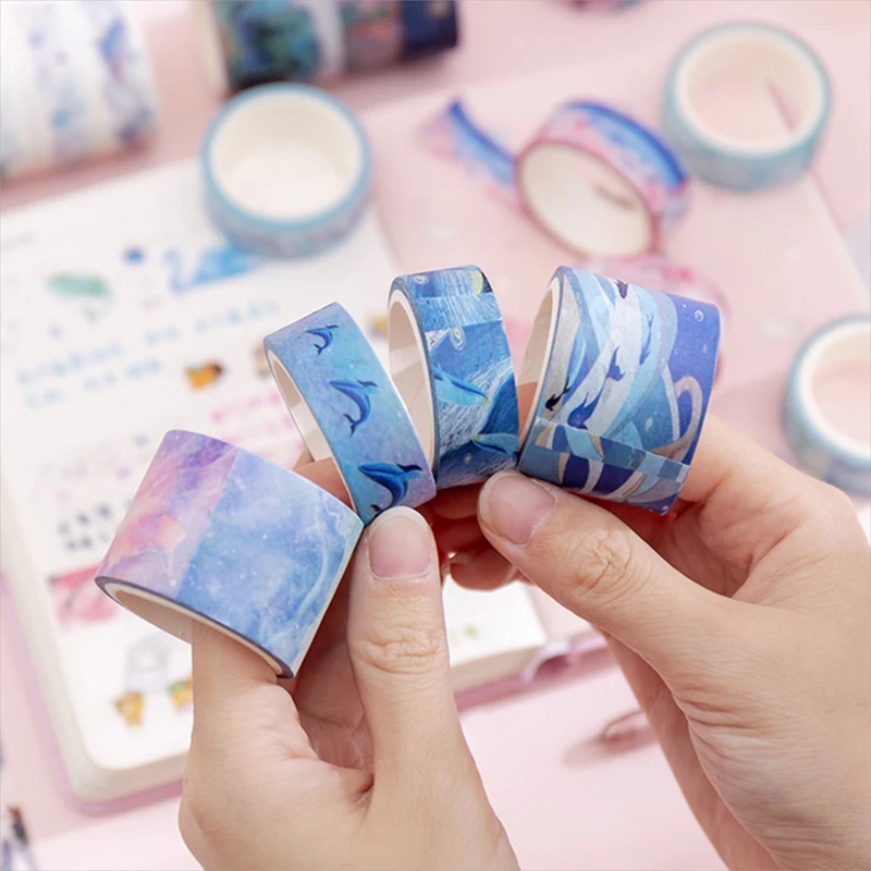 3X мечта акварели DIY наклейки декоративные из рисовой бумаги лента diy Скрапбукинг маскирующая лента школьные офисные поставки Escolar Papelaria