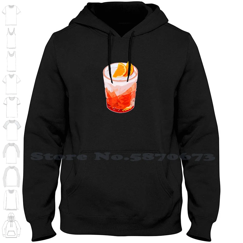Spritz In A Felpa Con Cappuccio A Maniche Lunghe In Vetro Spritz Spritz Campari Aperitivo Drink Orange Citrus Soda Prosecco