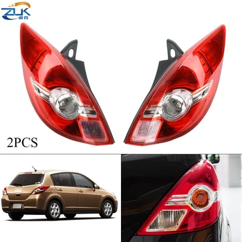 

ZUK 2PCS Tail Light Brake Light For NISSAN TIIDA LATIO VERSA Hatchback C11 2008 2009 2010 For Dodge Trazo Taillamp Taillight