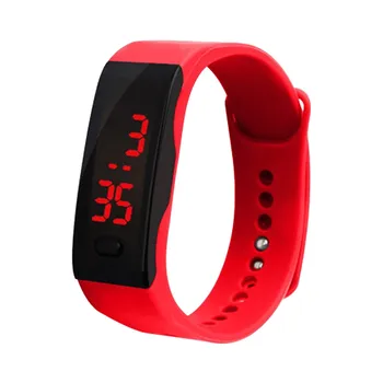 

Children's Students Watch LED Digital Display Bracelet Silicone Sports Watch Dijital Kids Kol Saati Relojes Student Para Hombre