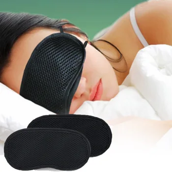 

Bamboo Charcoal Sleep Eye Mask For Travel Rest Length Adjustable Sleeping Aid Blindfold Bandage Eyepatch Gift For Man Women