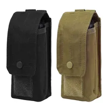 Портативный подсумок 600D военный патронный кобура пистолет страйкбол патрон Держатель Molle карманные тактические сумки ножевой фонарик держатель