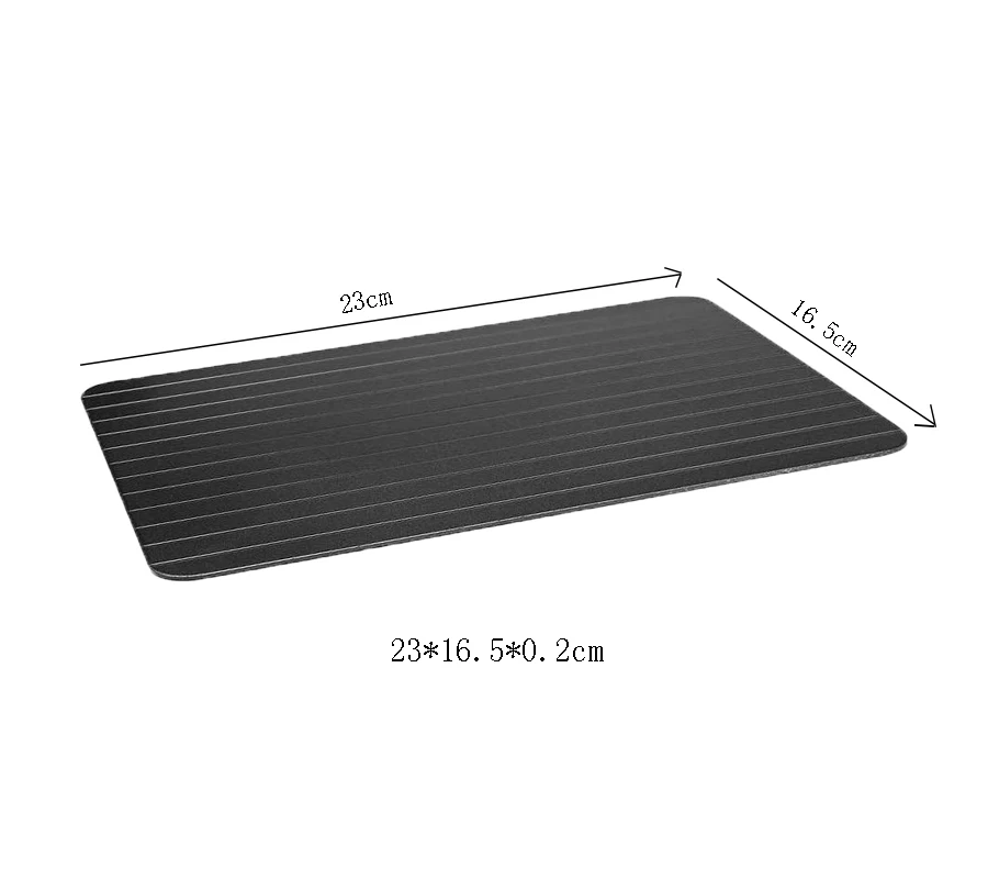 Defrosting Mat Thaw Meat Quickly Fast Defrosting Tray for Natural Thawing Frozen Meat Rapid Thawing Plate & Board for Frozen Meat & Food No Microwave No Electricity Eco-Friendly No Chemicals 
