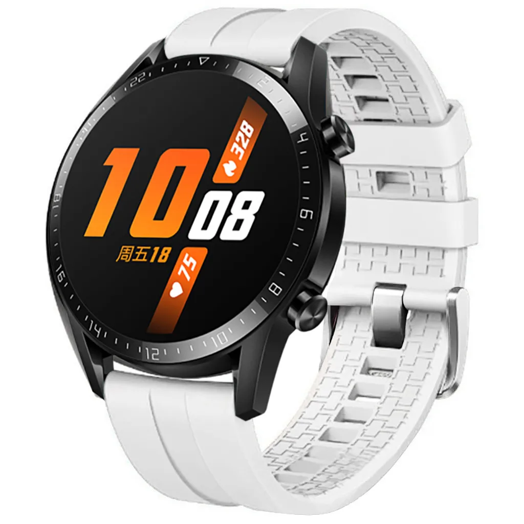 30# спортивный силиконовый ремешок для huawei Watch GT2 46 мм ремешок для часов Ремешок для huawei Watch GT2 сменный Браслет