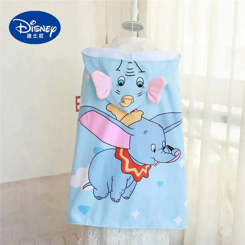 Disney Hooded Cloak Wearable Children Blanket Dumbo Summer Bath Towel