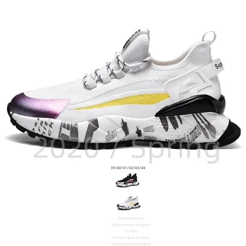 

Spring autumn men sneakers casual bteathable Net clot men shoes black white shoes concise solid Lace-up mesh air mesh men shoes