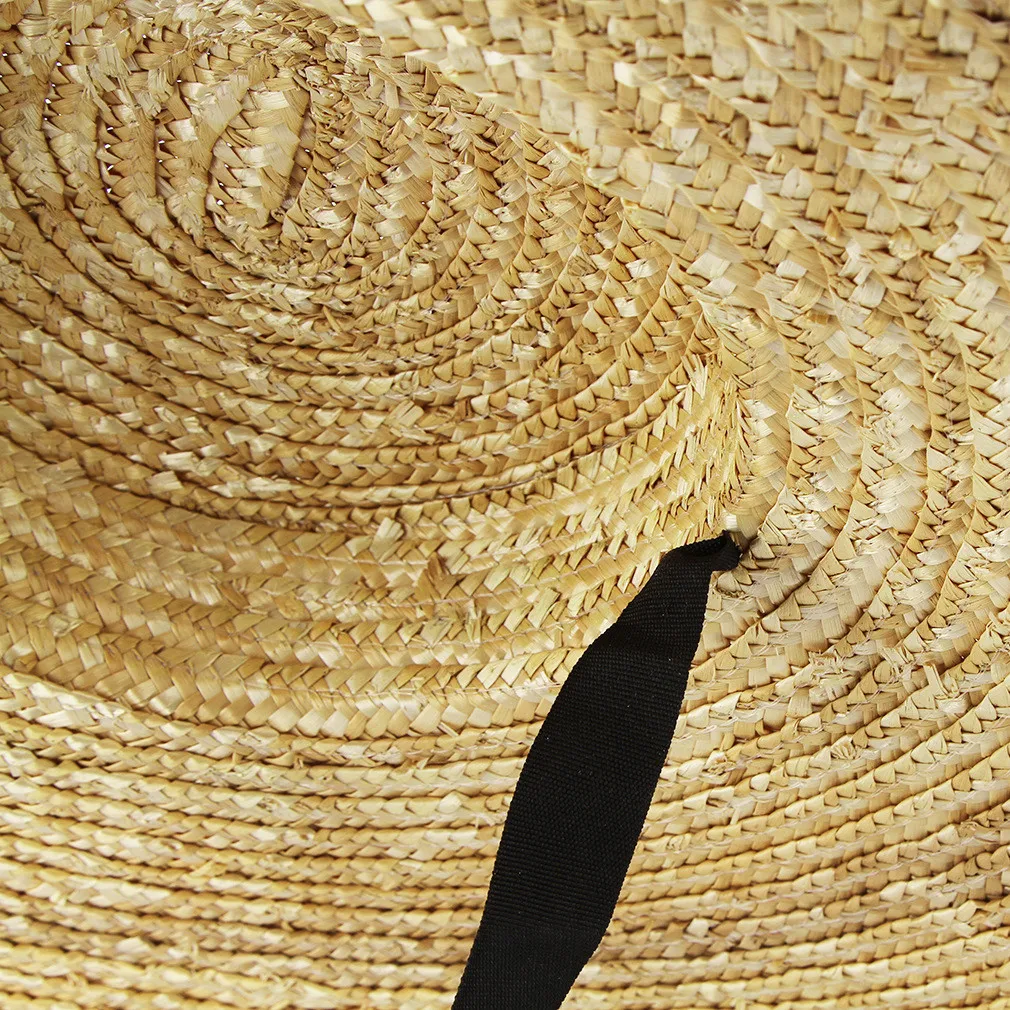 Женская модная соломенная шляпа с широкими полями, летняя пляжная соломенная шляпа для женщин, шляпа от солнца, классическая шляпа, летняя шляпа