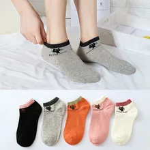 1 пара, Женские однотонные удобные чулки, Нескользящие короткие носки в полоску, Женские повседневные зимние носки, носки-лодочки, Meias, носки