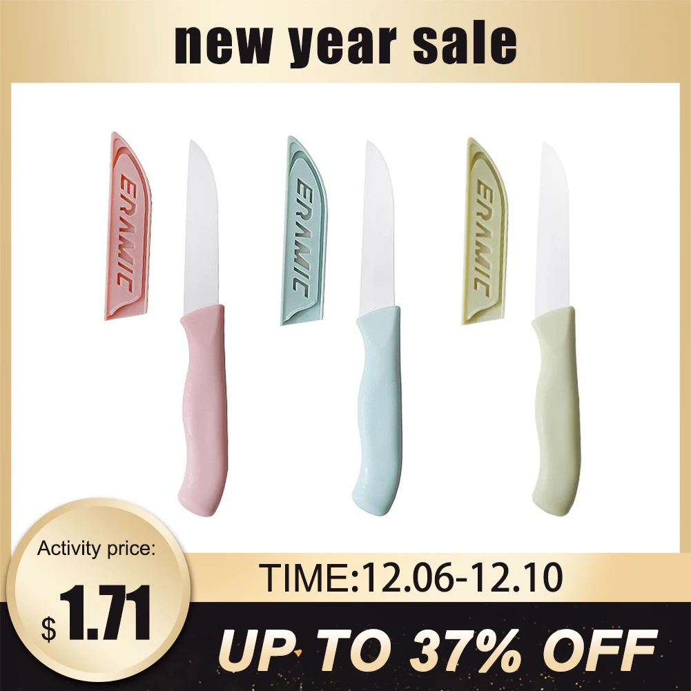 Portable Ceramic Fruit Knife Household Peeling Creative Kitchen Vegetable Meat Bread Cutting Accessories | Дом и сад