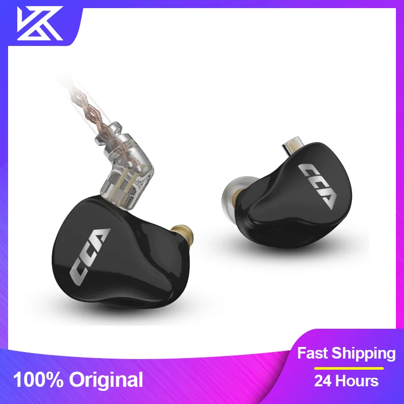Наушники CCA CA16 7BA + 1DD гибридные Hi-Fi стереонаушники проводные наушники с микрофоном