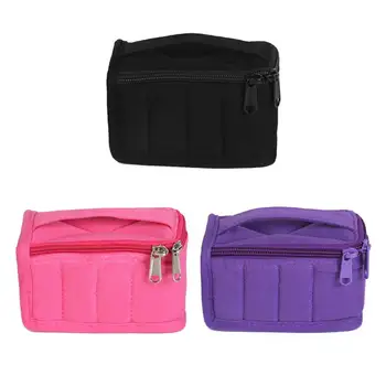 

Portable 8 Grid Pure Cotton Essential Oil Bottles Storage Bag Carrying Holder Case Travel Nail Polish Organizer Storage Box