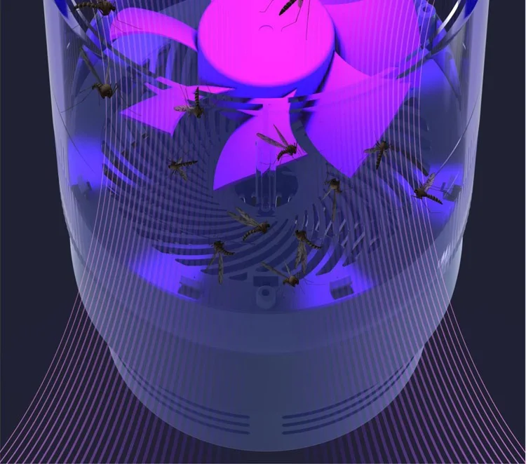 Household mosquito lamp home silent mosquito lamp USB mosquito killer photocatalyst mosquito repellent