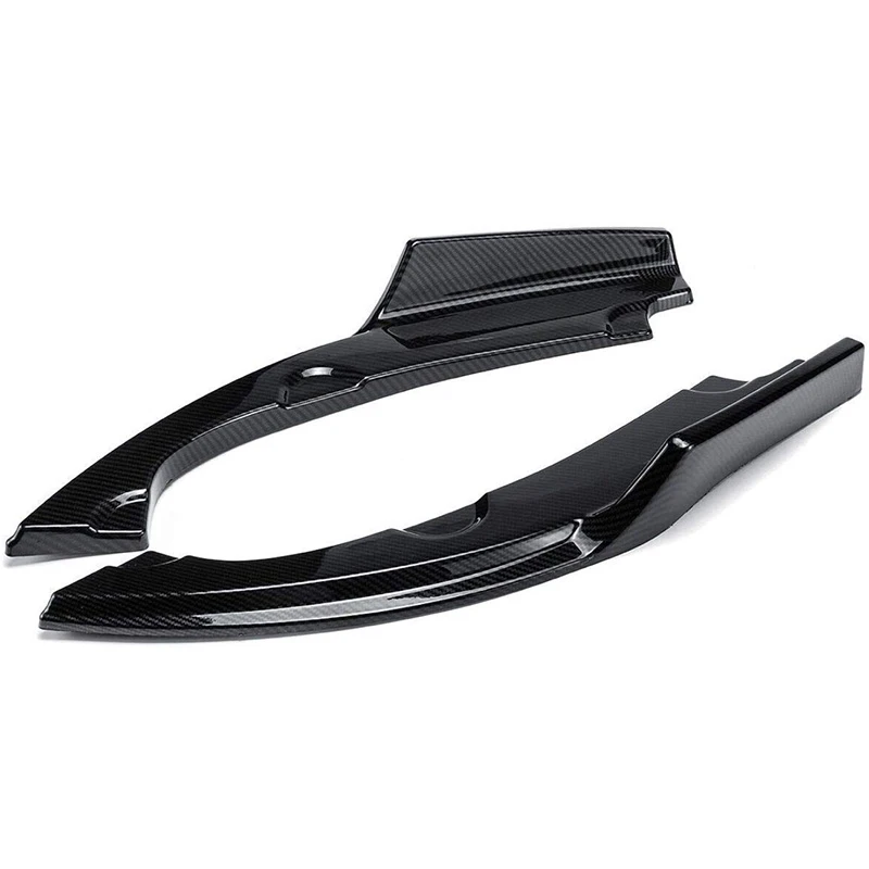 2Pcs Car Rear Bumper Lip Splitter Lower Corner Valance Covers Spoilers Apron Corner Valance for Honda for Civic 4DR