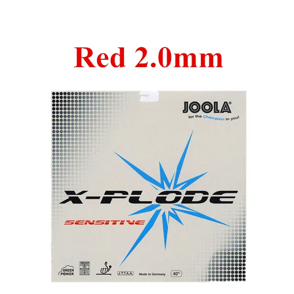Red 2.0mm Joola EXPRESS X-Plode Чувствительная спина и контроль Настольный теннис Резина с бугорками с губкой пинг-понг резина - Цвет: Red 2.0mm