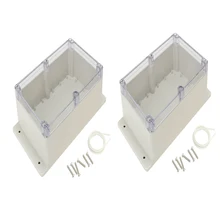 Водонепроницаемый пластиковый корпус коробка электронный проект инструмент чехол Электрический проект коробка открытый распределительная коробка корпус