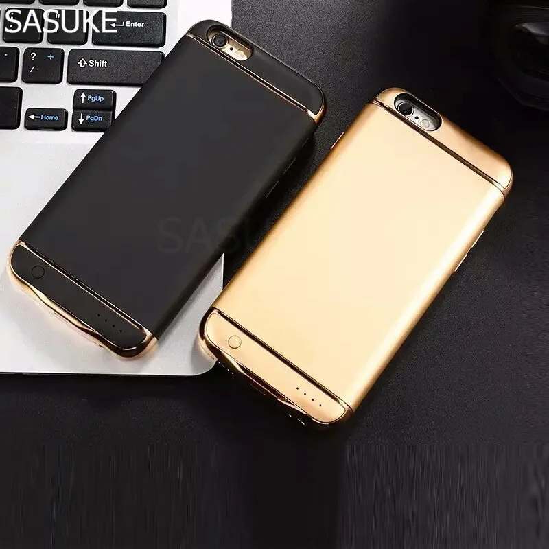 

5500mAh 4000mAh 3500mAh Battery Charger Case For iPhone 6 6s 7 8 Plus 3 in 1 Plating Power Bank Cover For iPhone X XS Power capa