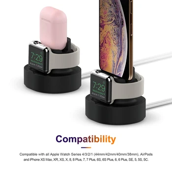 

Wireless Charger for Apple iwatch charging stand for Airpods Charging dock for iphone 11 Mutilfuntion Chaerger for iwatch 3