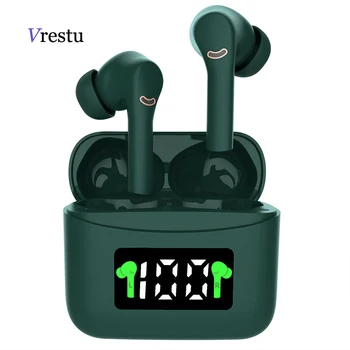 

TWS Wireless Headphones Bluetooth V5.2 Earphone Earbuds Handsfree Headset With Charging Box Mic Extra Bass Noise Cancelling Fone
